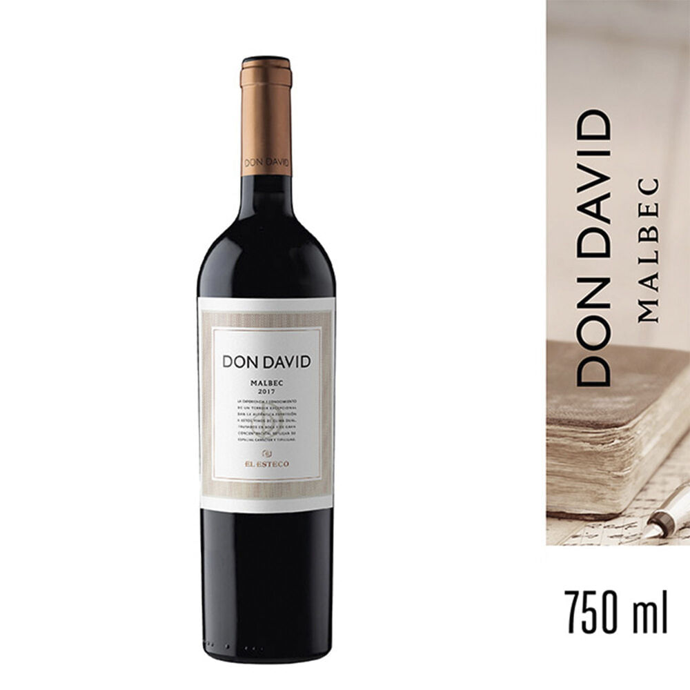 Vino tinto Malbec Don David 750 ml
