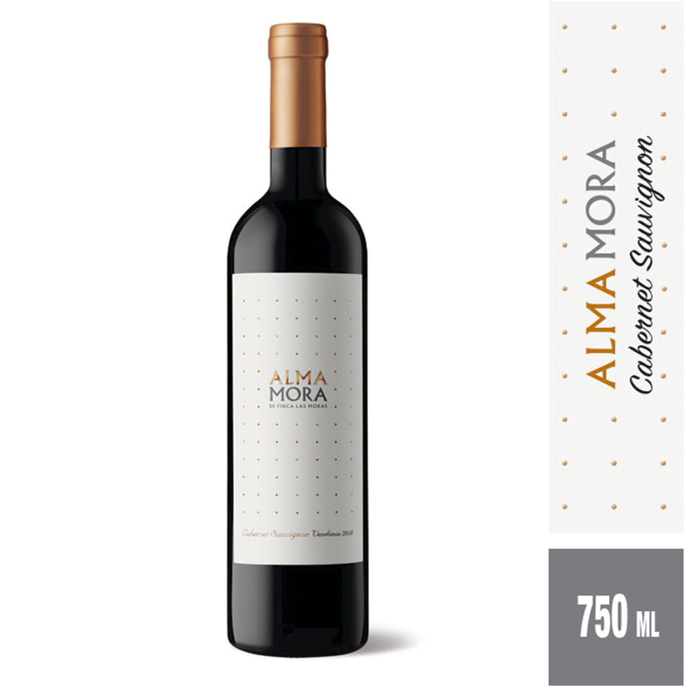 Vino tinto Cabernet Sauvignon Alma Mora 750 ml