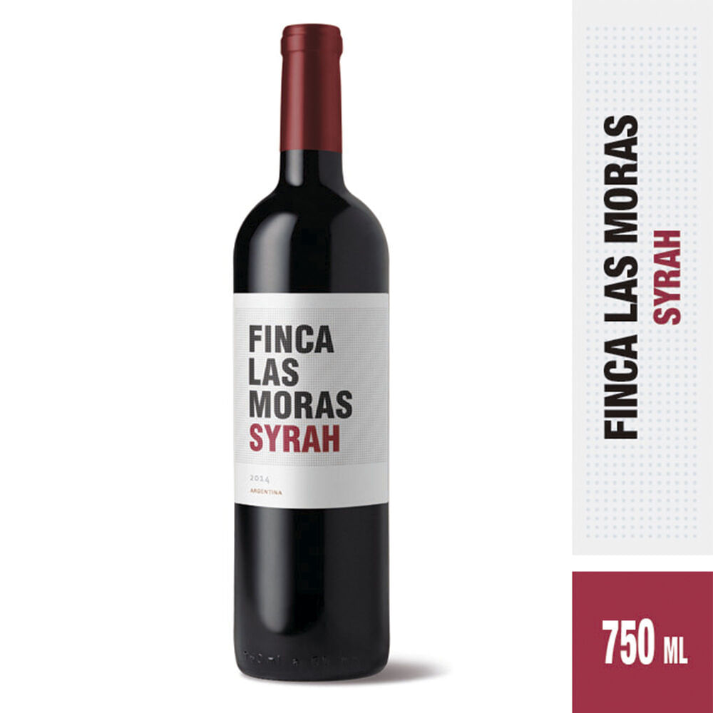 Vino tinto Syrah Finca Las Moras 750 ml