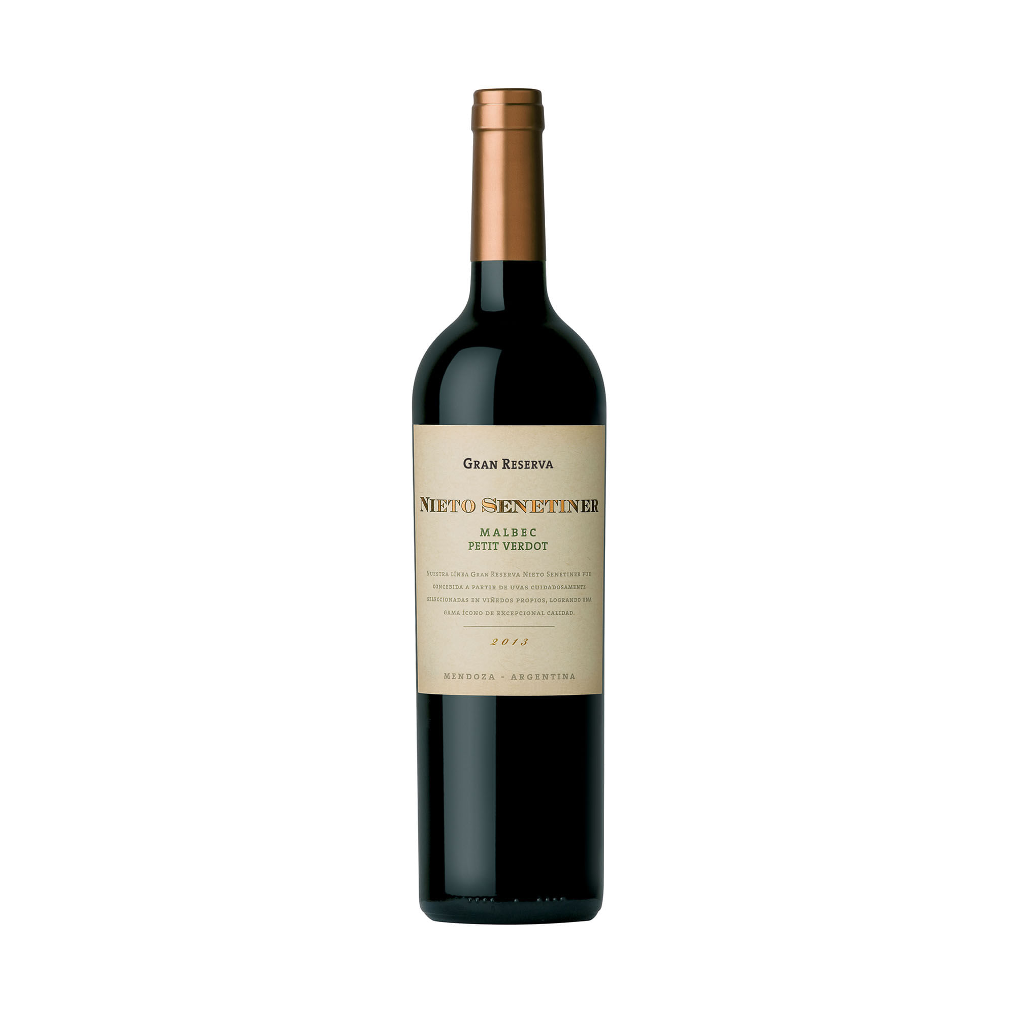 Vino tinto Malbec Petit Verd Nieto Senetiner 750 ml