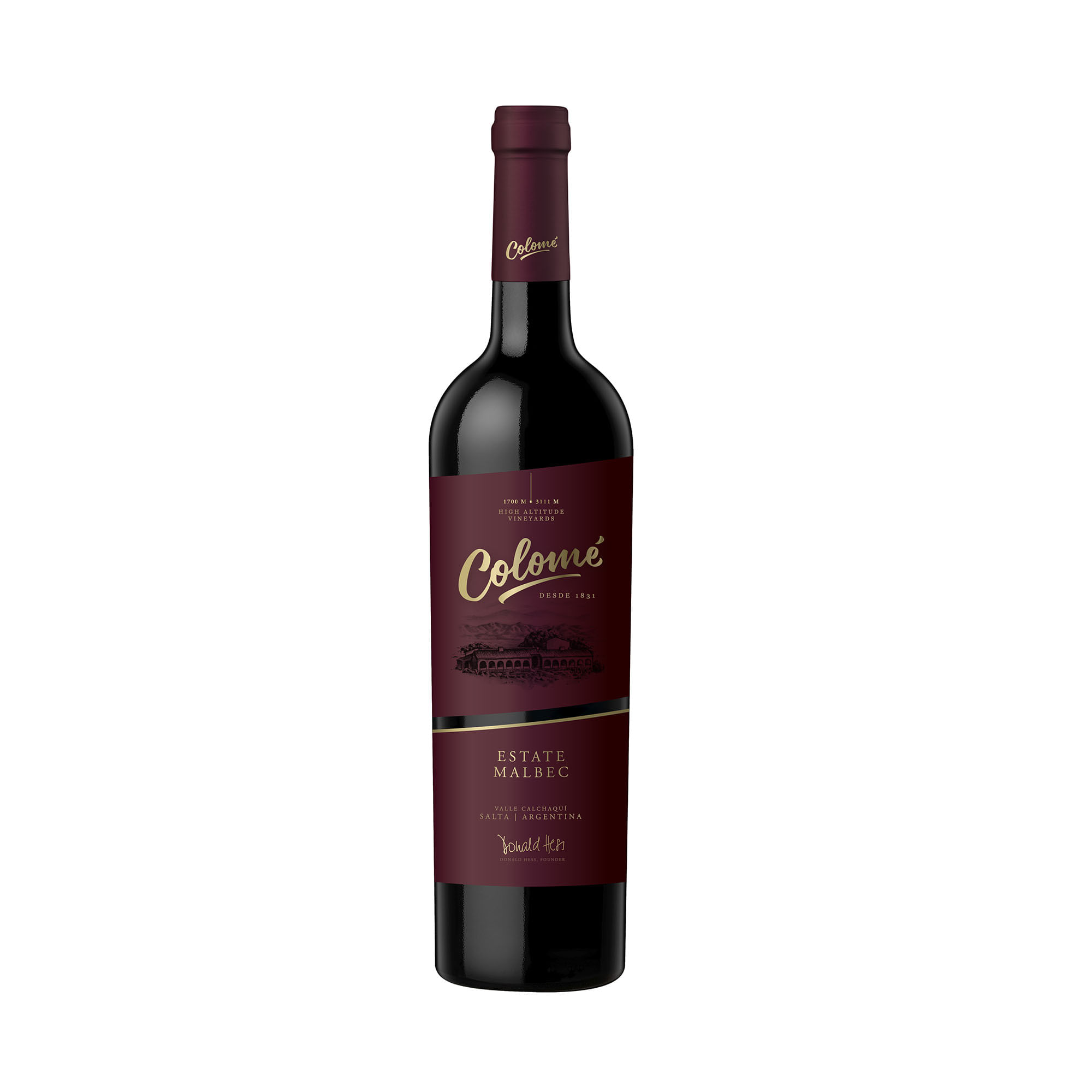 Vino tinto Estate Malbec Colomé 750 ml