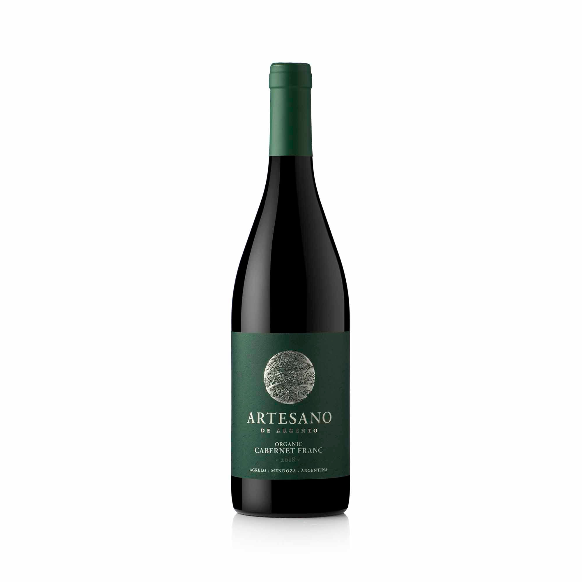 Vino tinto orgánico Cabernet Franc Artesano 750 ml