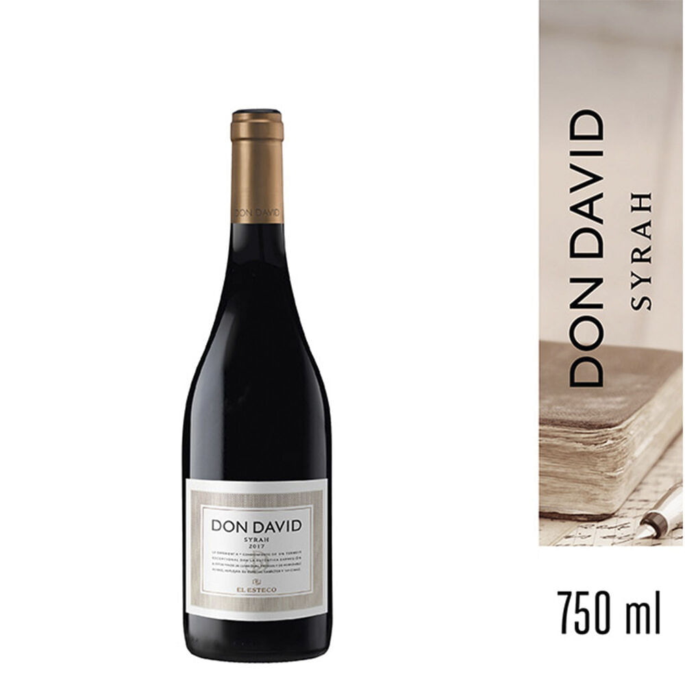 Vino tinto Syrah Don David 750 ml