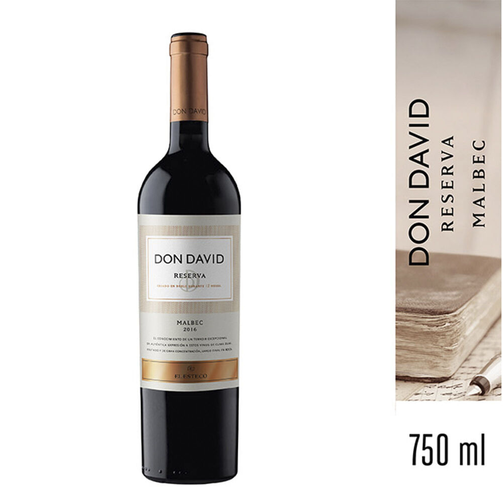 Vino tinto Malbec Don David Reserva 750 ml