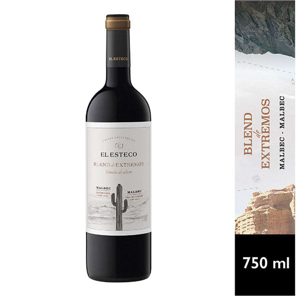 Vino tinto Malbec Blend de Extremo El Esteco 750 ml