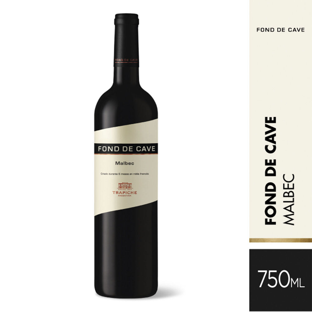 Vino tinto Malbec Fond de Cave 750 ml