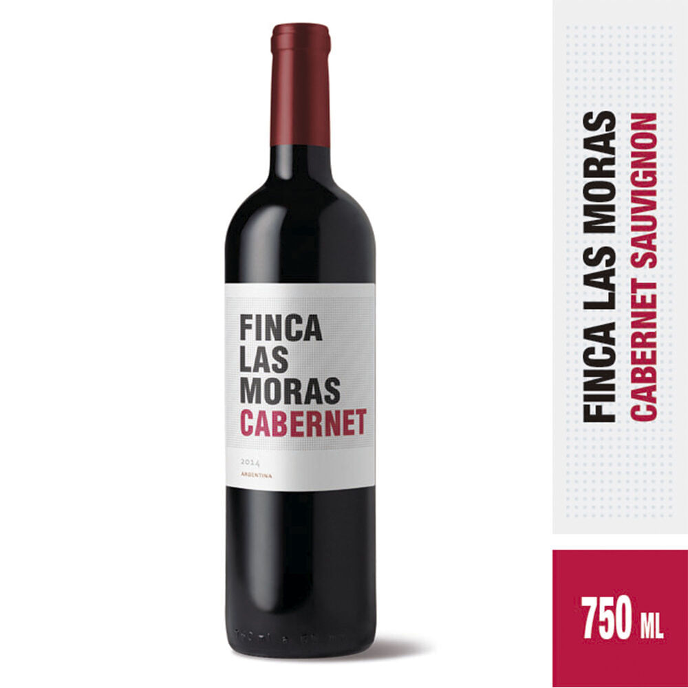 Vino tinto Cabernet Sauvignon Finca Las Moras 750 ml