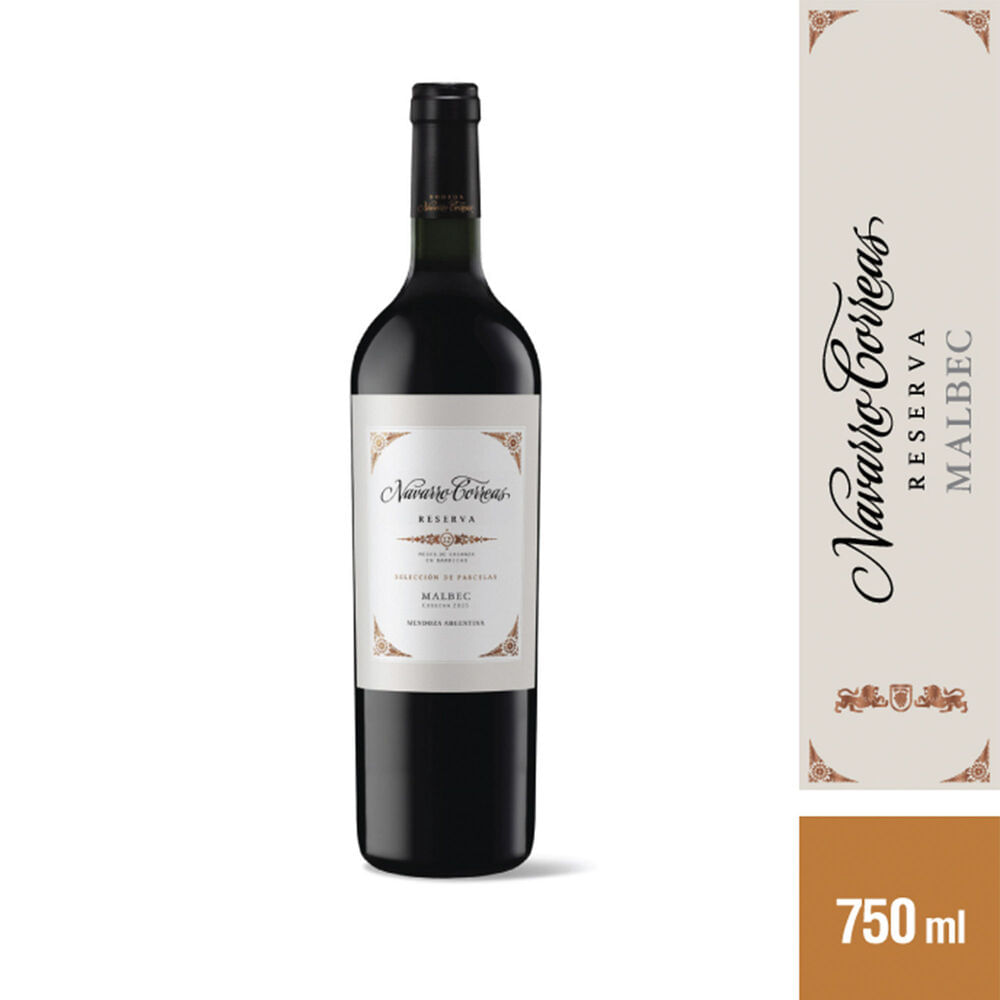 Vino tinto Navarro Correas Reserva 750 ml