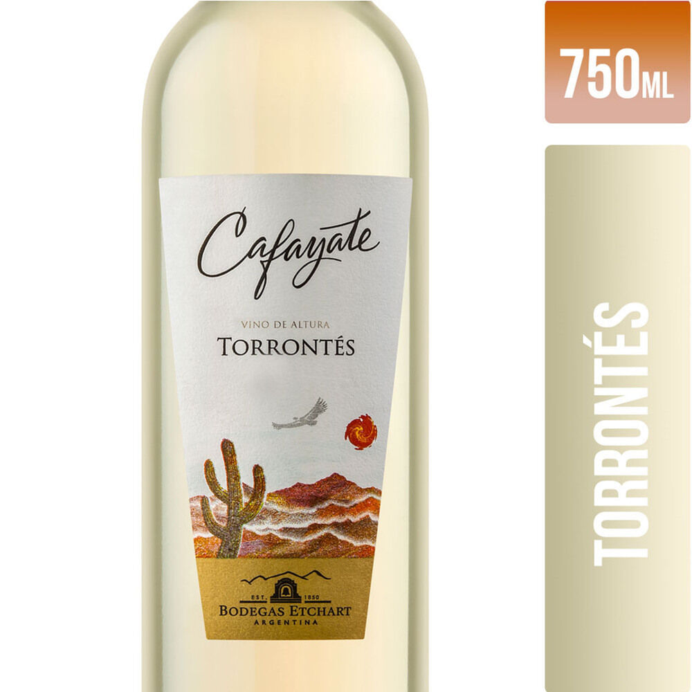 Vino blanco Torrentés Cafayate 750 ml