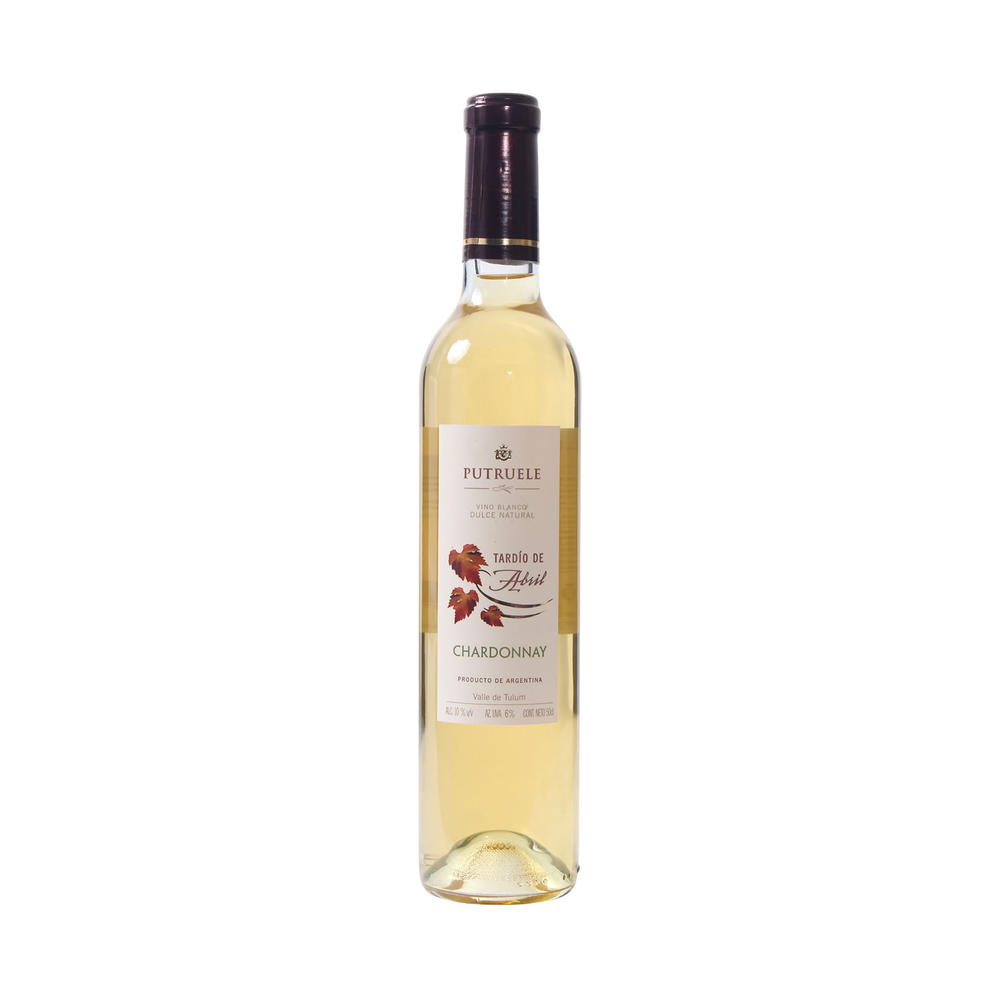 PUTRUELE Vino blanco Chardonnay Putruela Tarío de Abril 500 ml