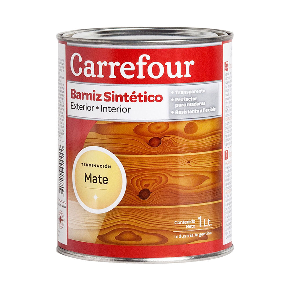 Barniz sintético Carrefour mate 1 l.