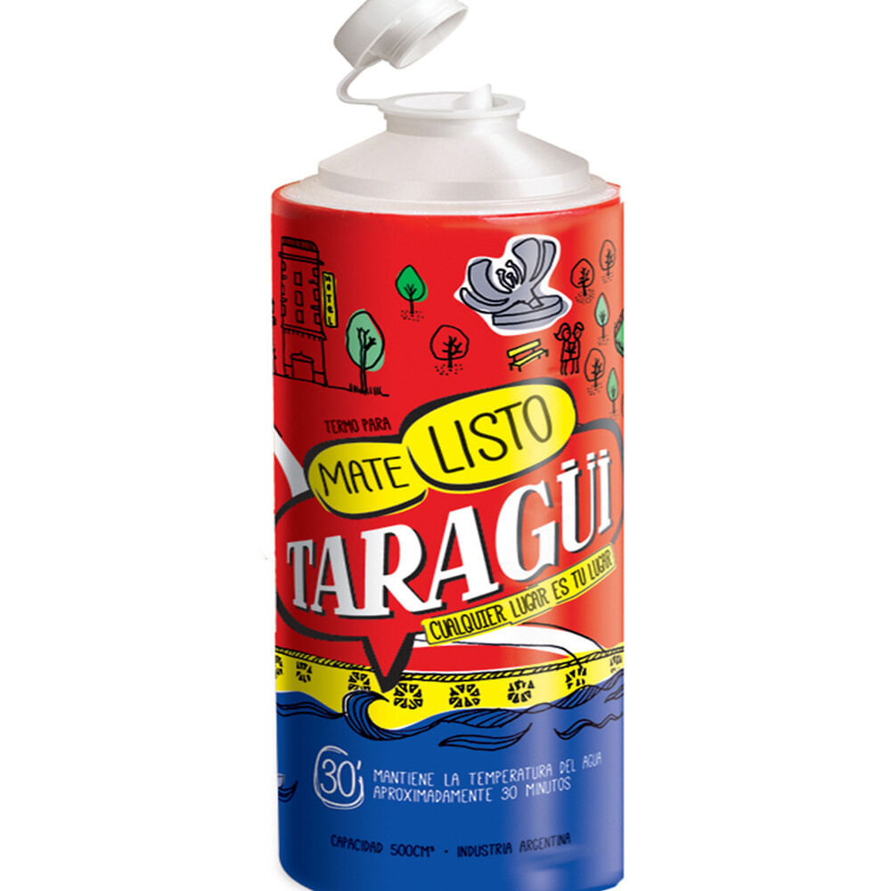 Botella térmica mate listo Taragüi 1 u.