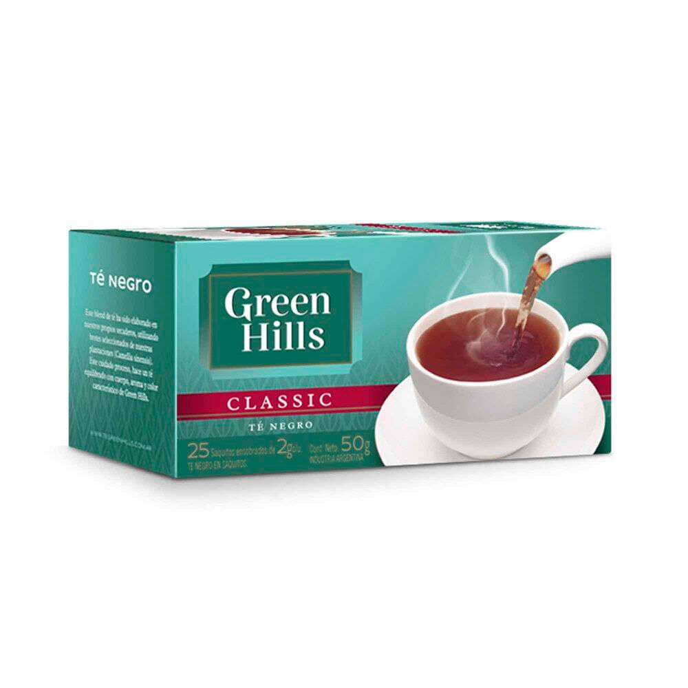 Té en saquitos Green Hills clásica 25 u.