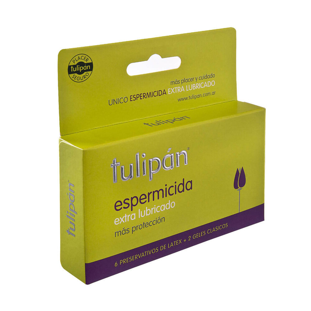 Preservativos Tulipán espermicida 6 u.