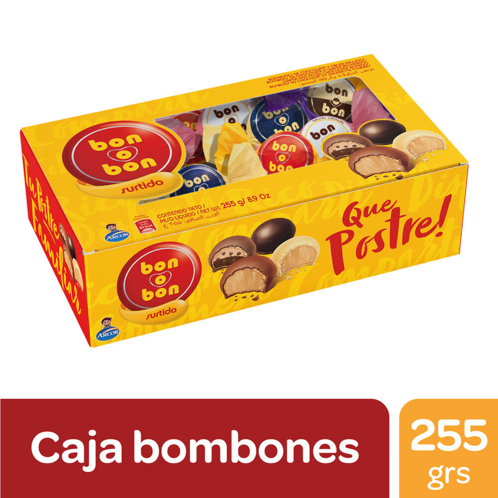 Bombón Surtido Bon O Bon 255 G