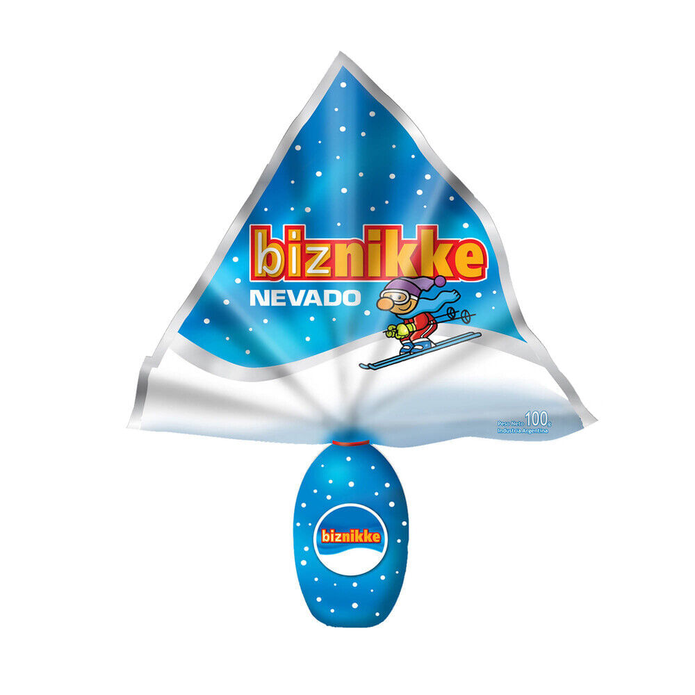 Huevo Biznikke chocolate nevado 100 g.