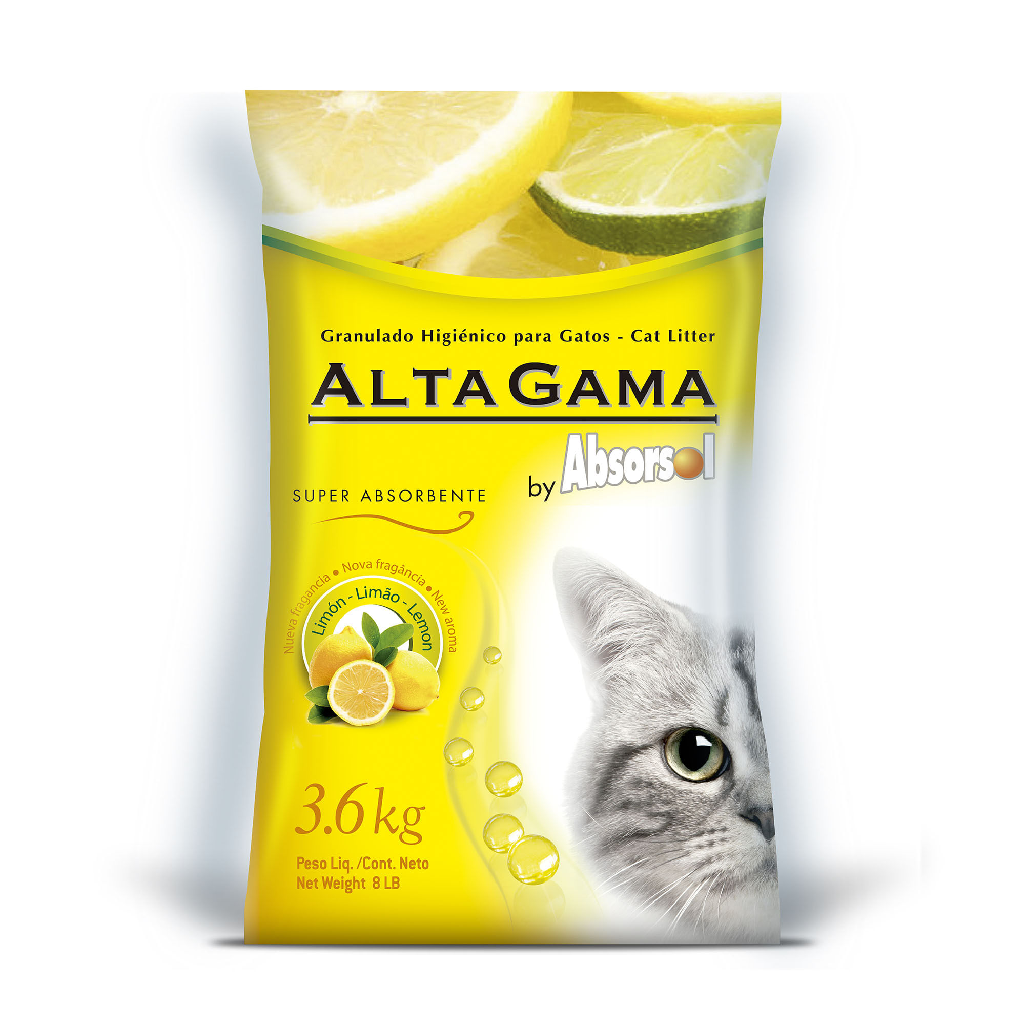 Piedras sanitarias alta gama perfumadas limón 3.6 kg