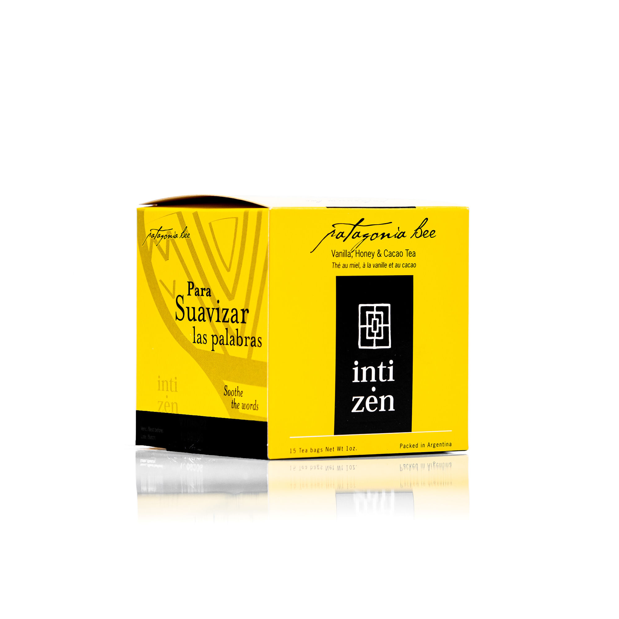 Té en saquitos Inti Zen patagonia bee vaiilla miel y cacao de té 15 u.
