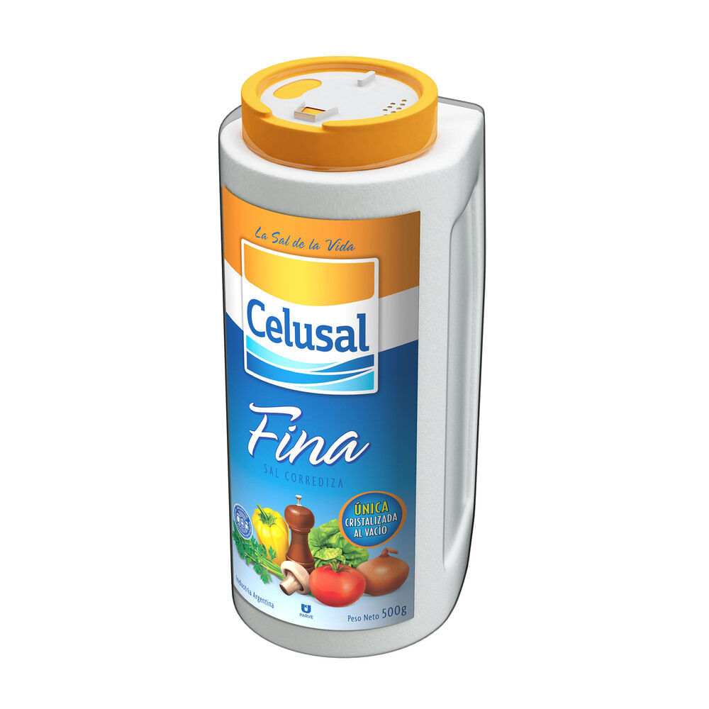 Sal fina Celusal salero 500 g.