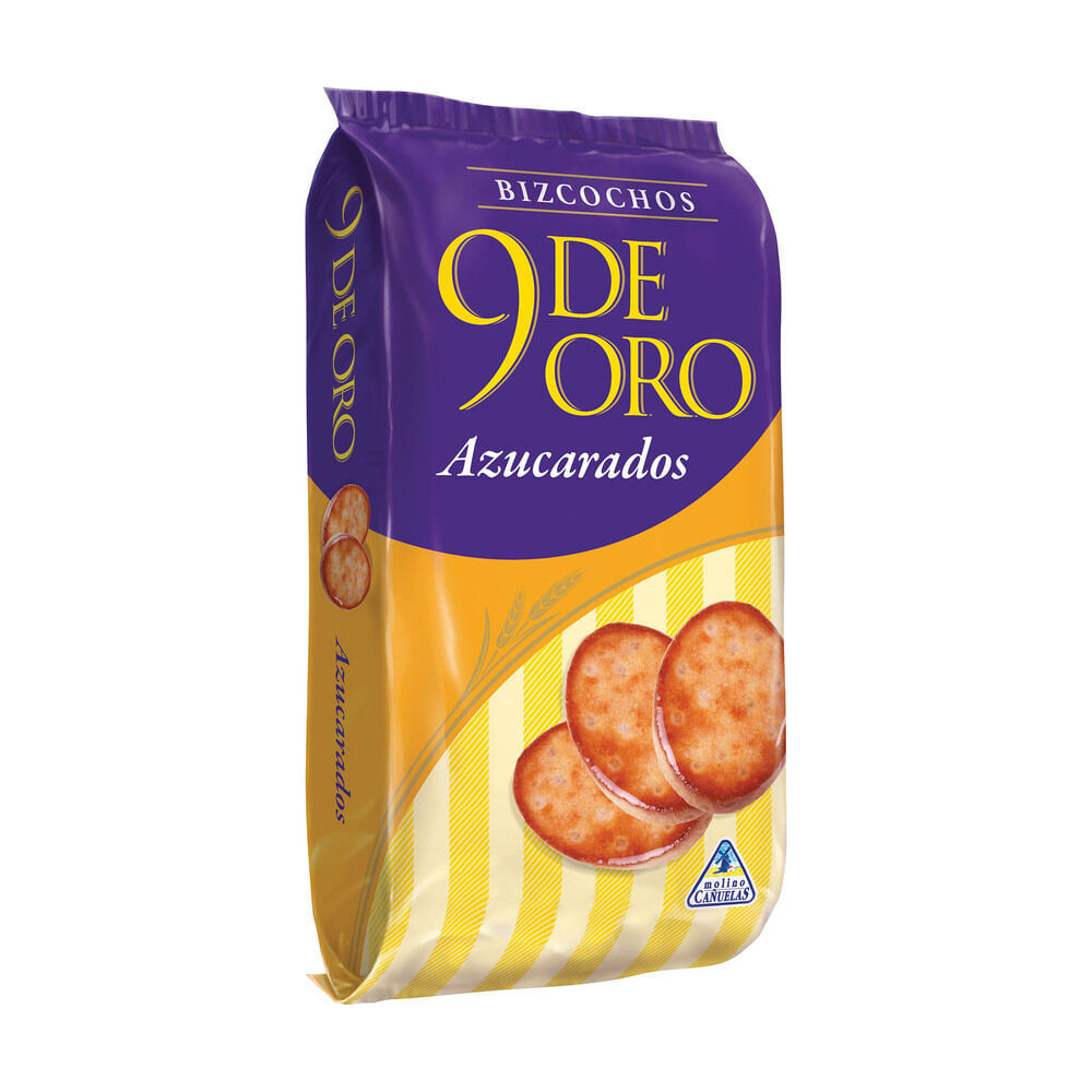 Bizcochos 9 De Oro Azucaradas 210g