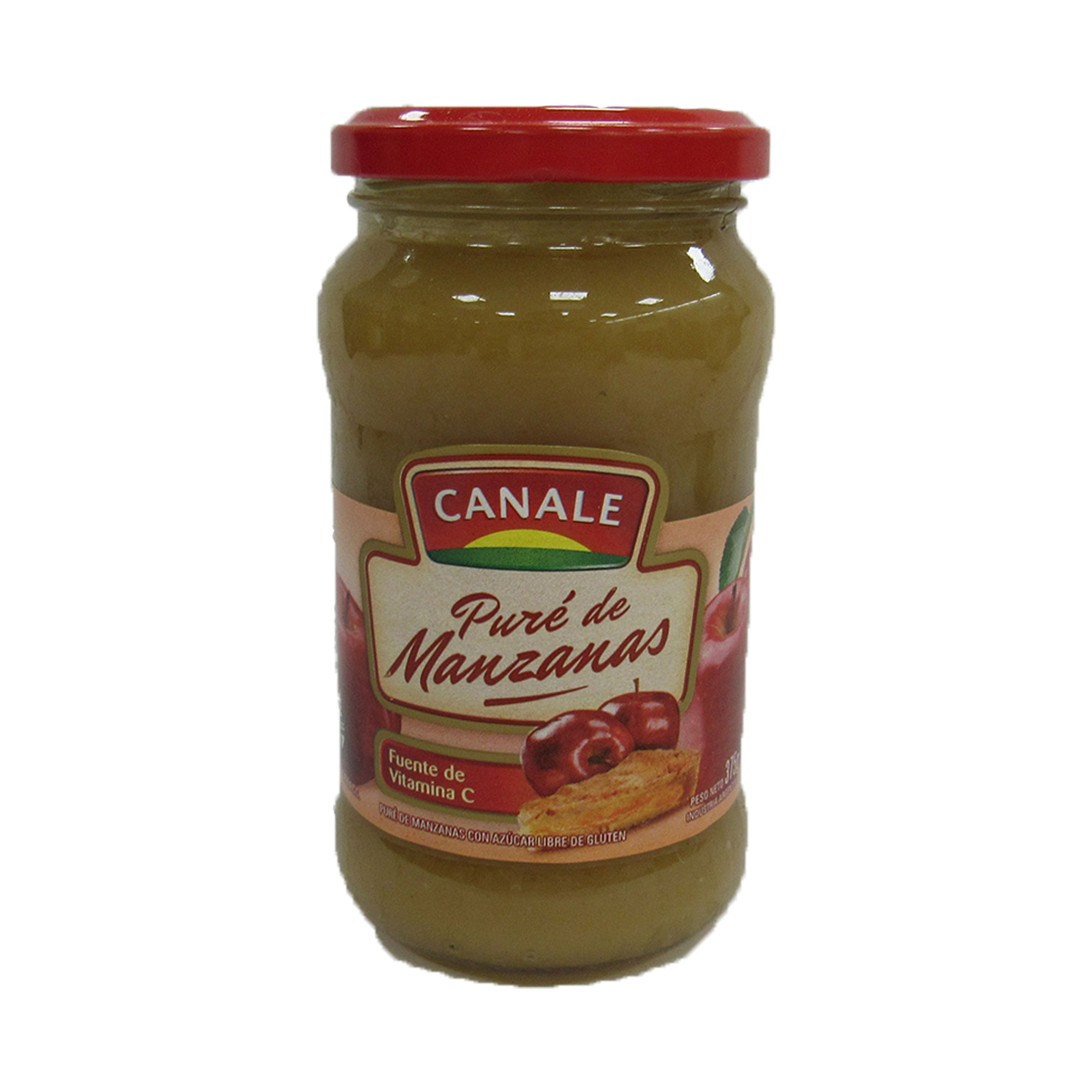Puré de manzana Canale frasco 375 g.