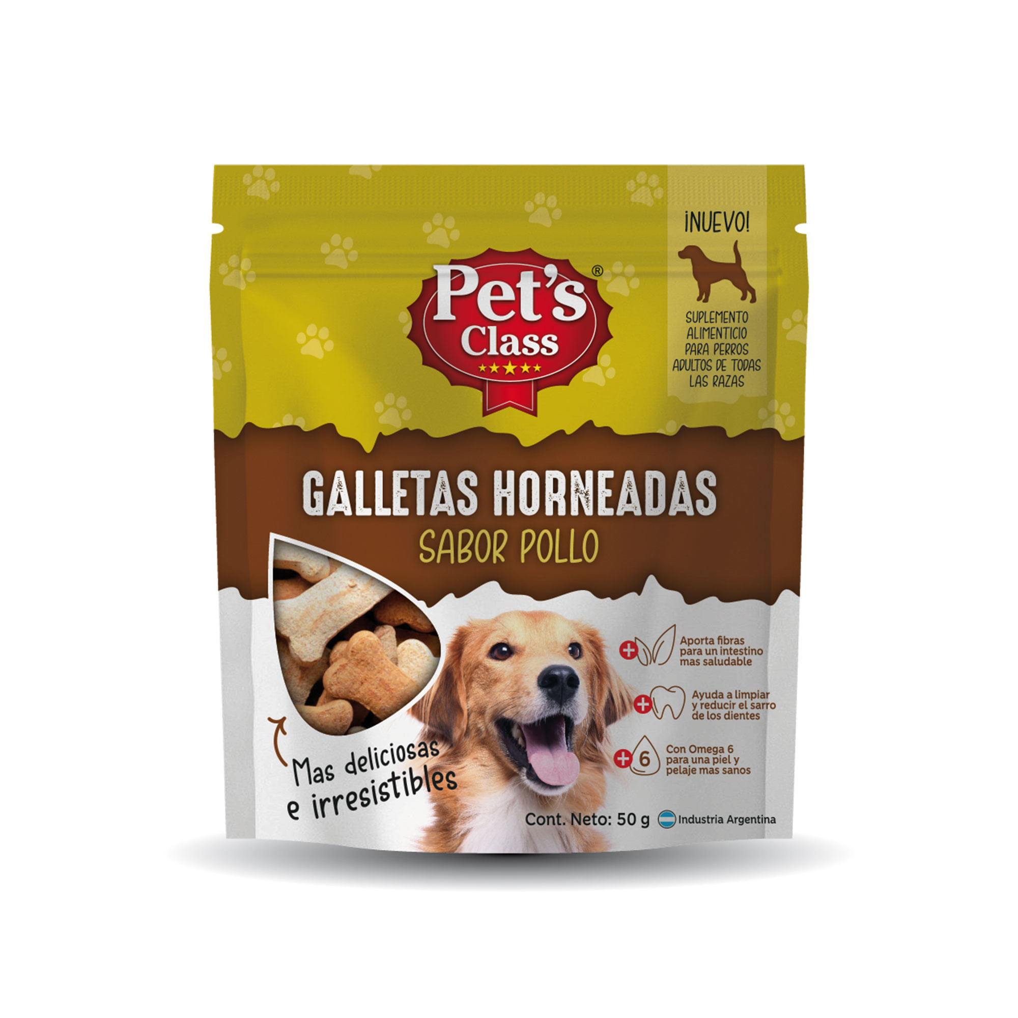 Snack para perros Pet's class pollo 50 gr