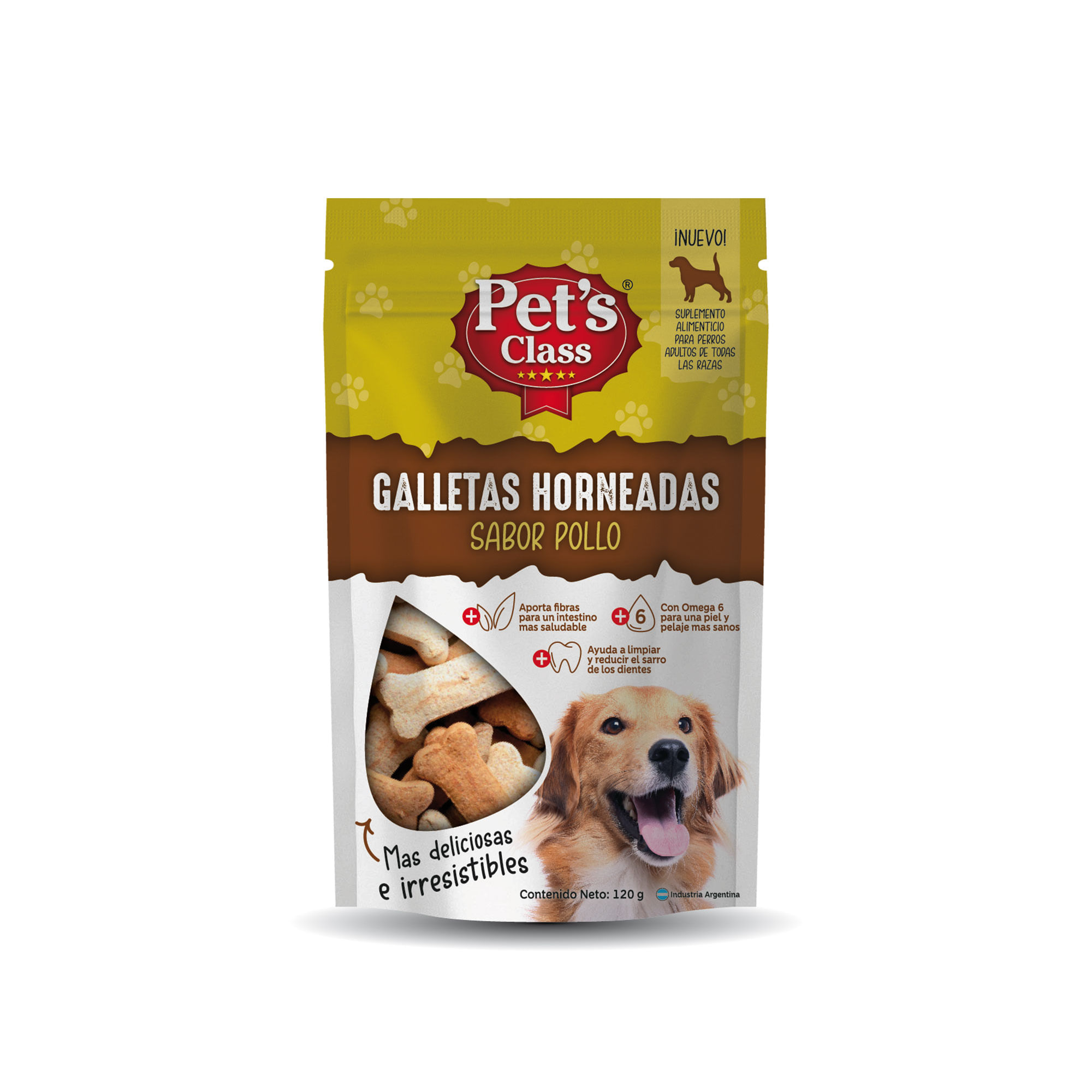 Snack perros Pet's Class pollo 120 g.