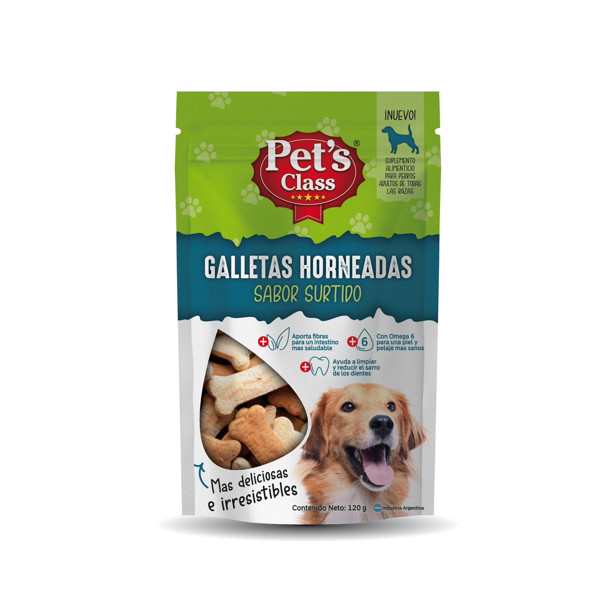 Snack perros Pet's Class mix surtido 120 g.