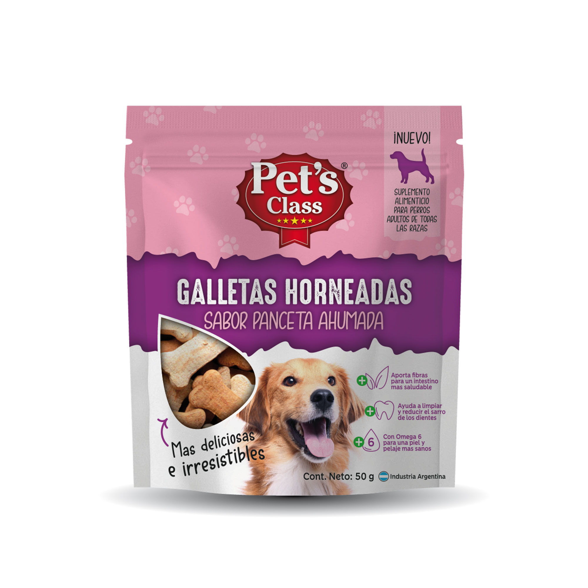 Snack para perros Pet's class panceta 50 gr