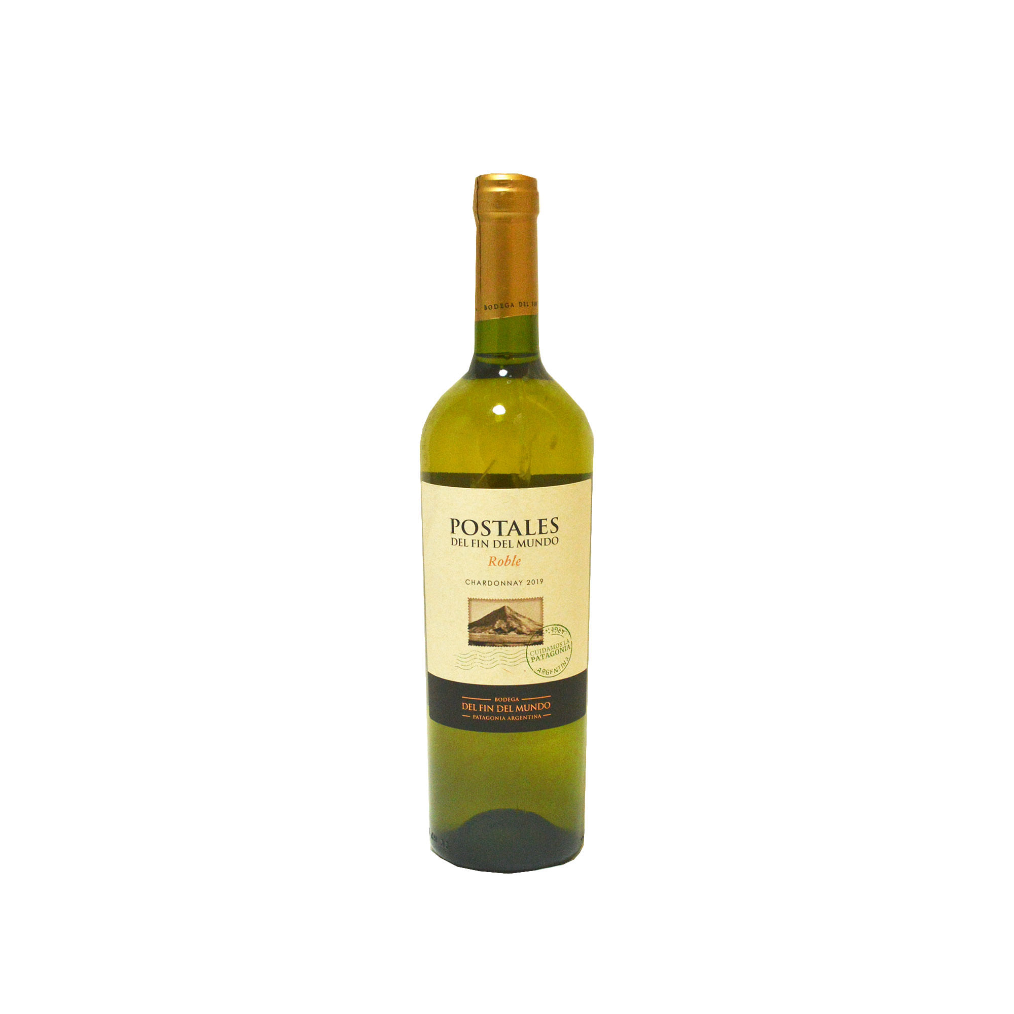 Vino blanco Chardonnay Roble Postales 750 ml