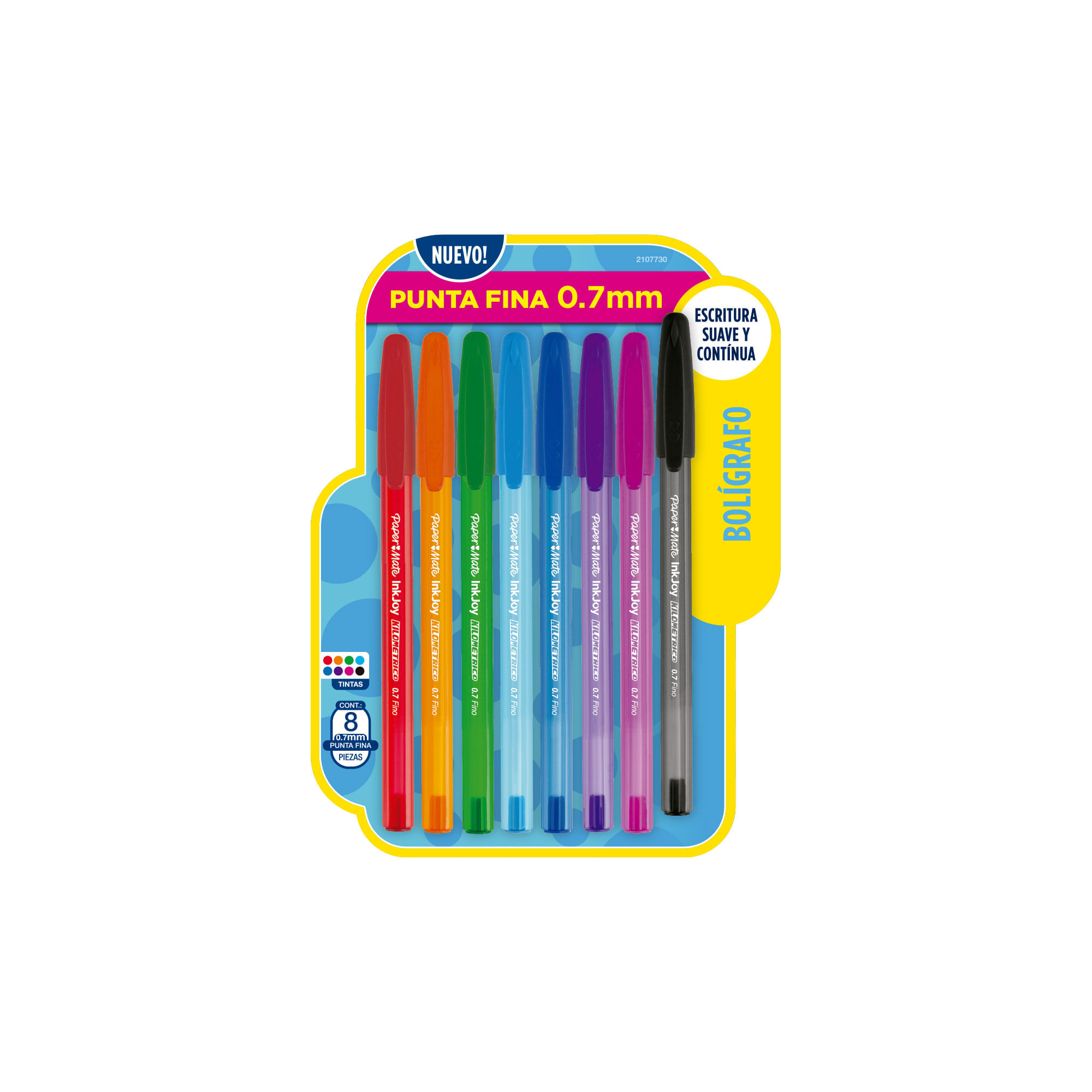 Boligrafo Paper Mate surtido fun x 8