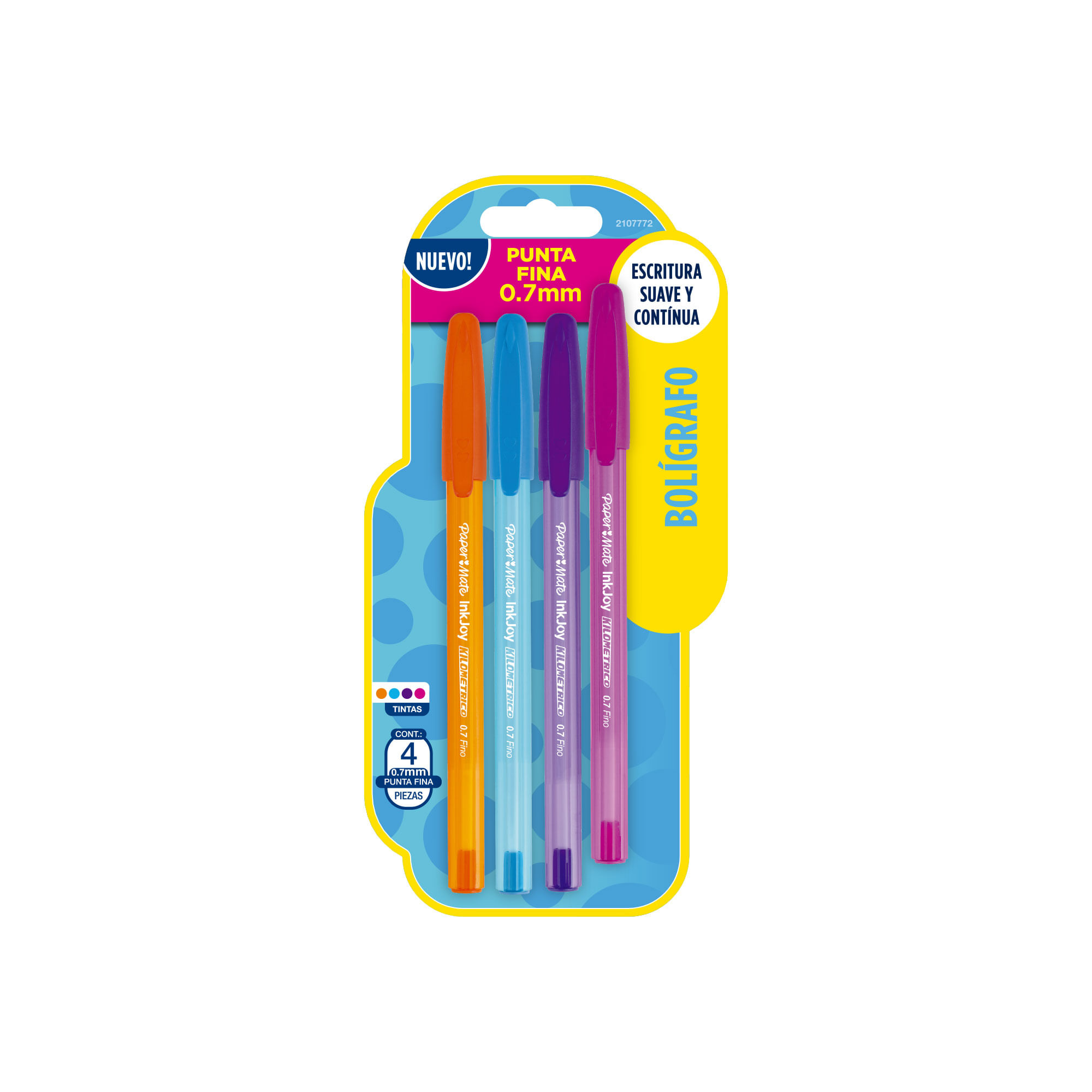 Boligrafo Paper Mate surtido fun x 4