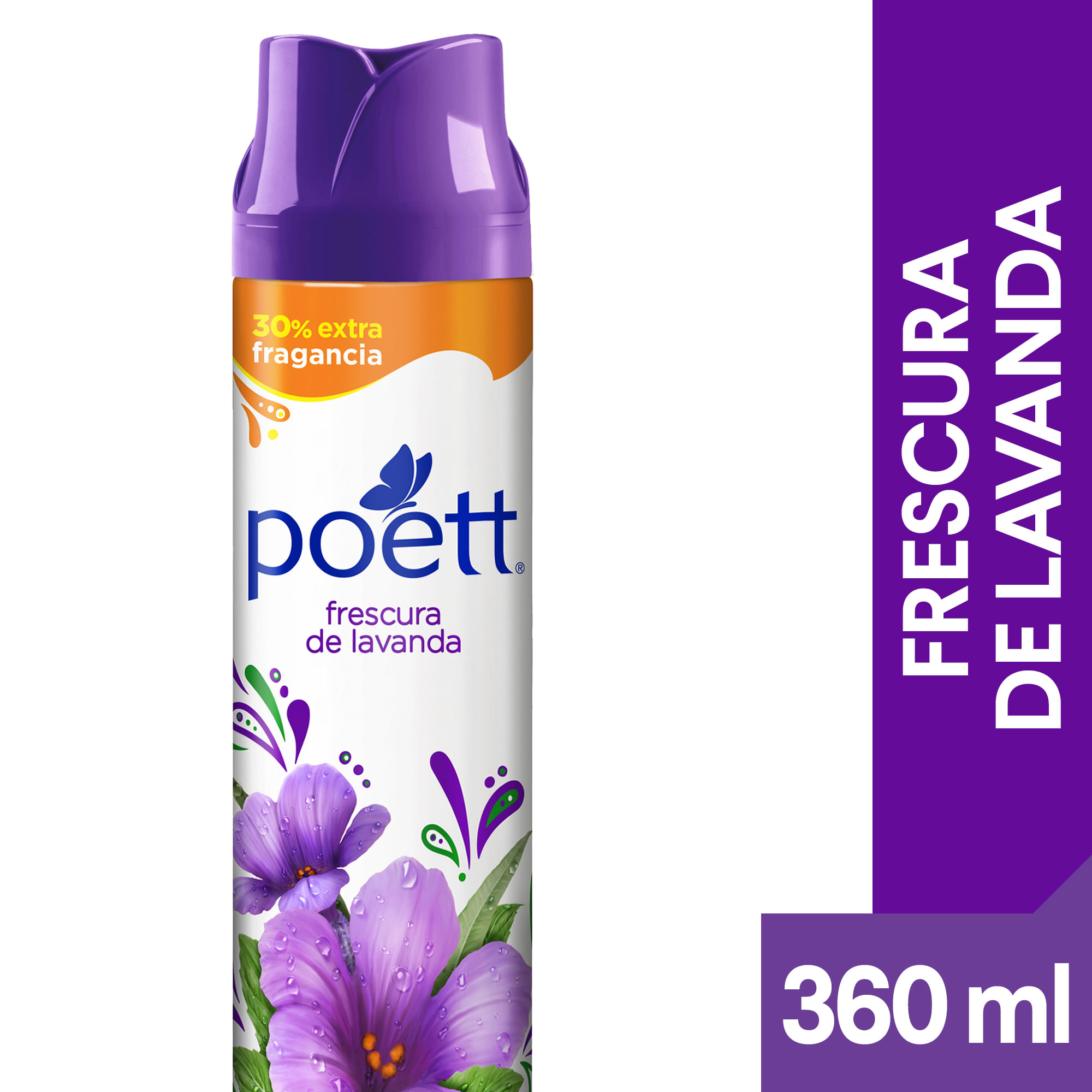 Desodorante De Ambiente Poett Frescura De Lavanda (Aerosol) 360ml