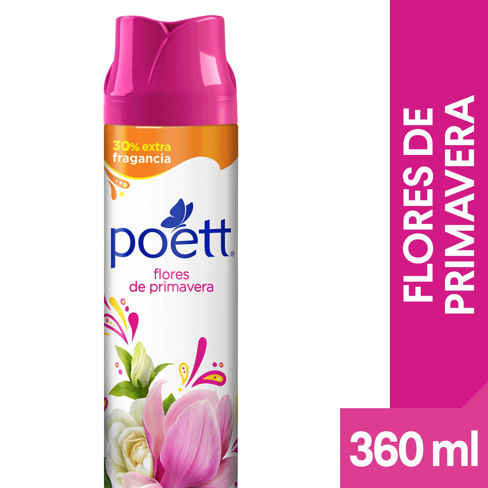 Desodorante De Ambiente Poett Flores De Primavera (Aerosol) 360 Ml