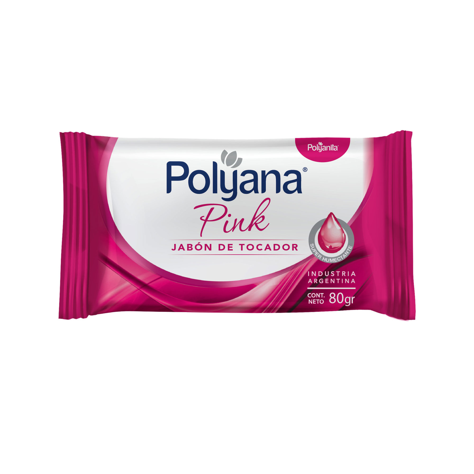 Jabon de tocador pink Polyana 80 g.