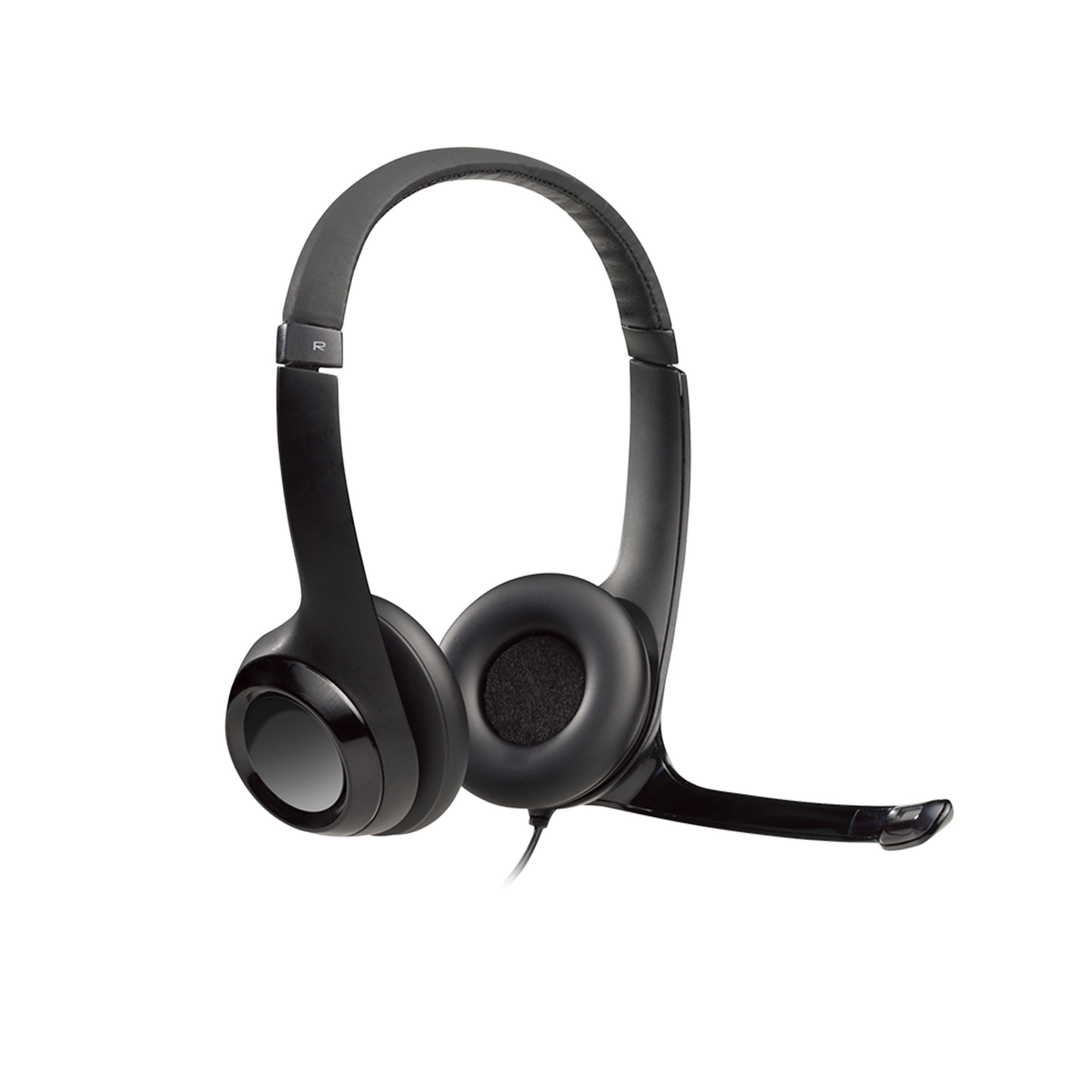 Auricular Logitech con micrófono para PC H390 negro