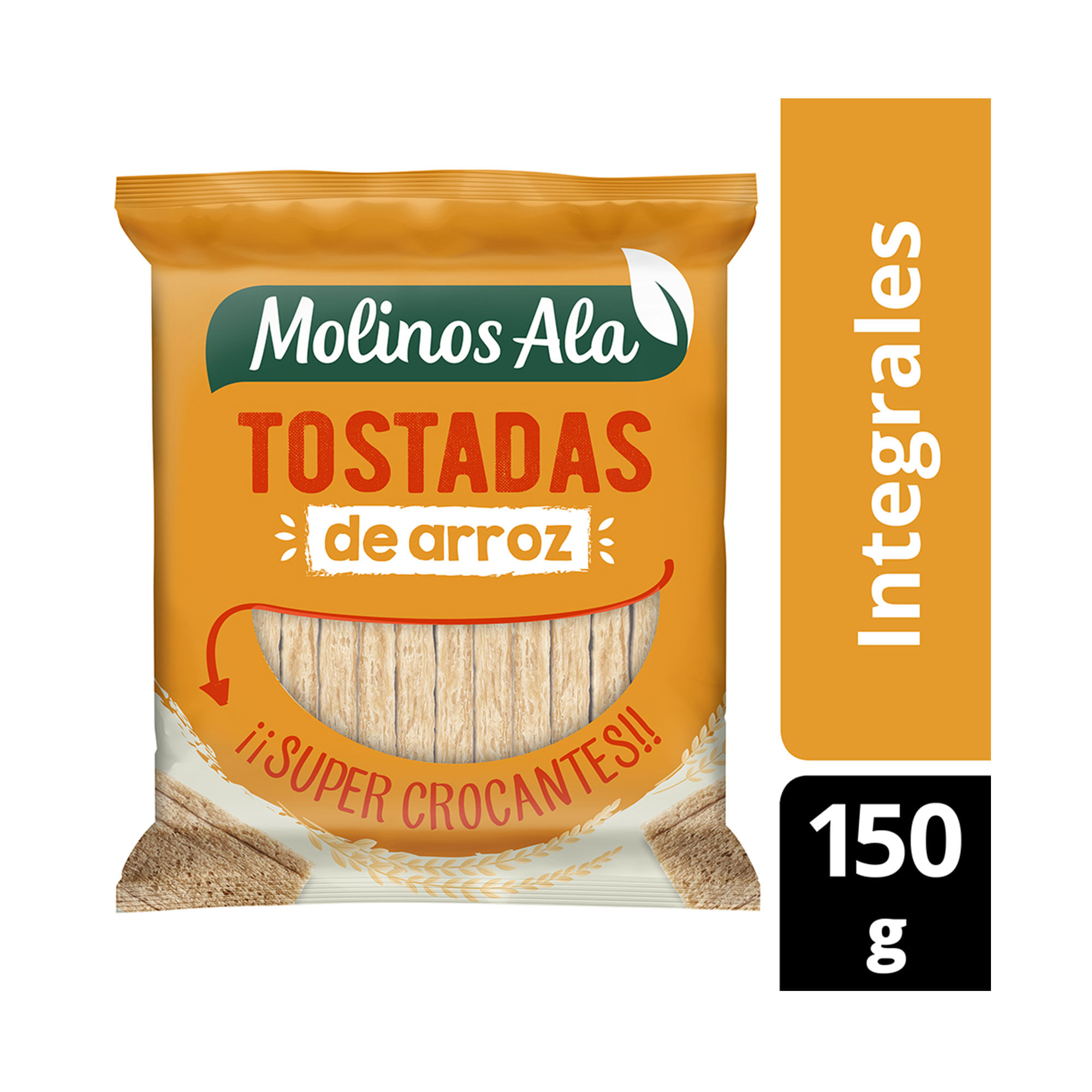 Tostadas De Arroz Molinos Ala Integrales 150 G