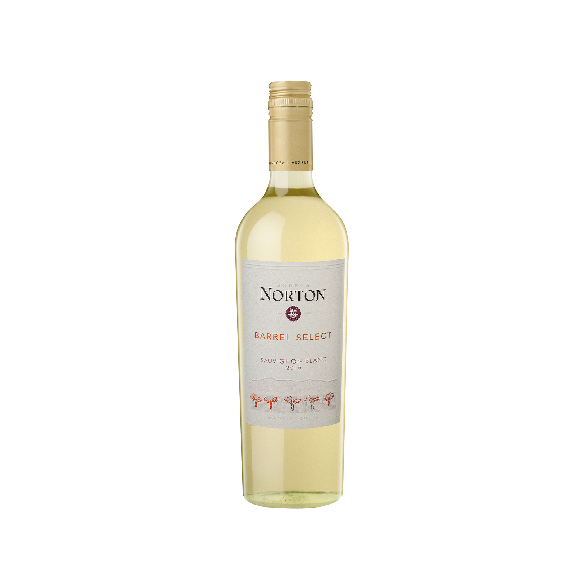 Vino blanco sauvignon blanc Norton barrel select 750 cc.