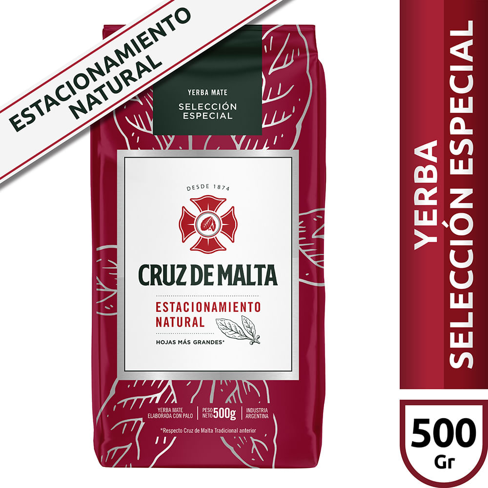 Yerba mate Cruz De Malta natural 500 g.