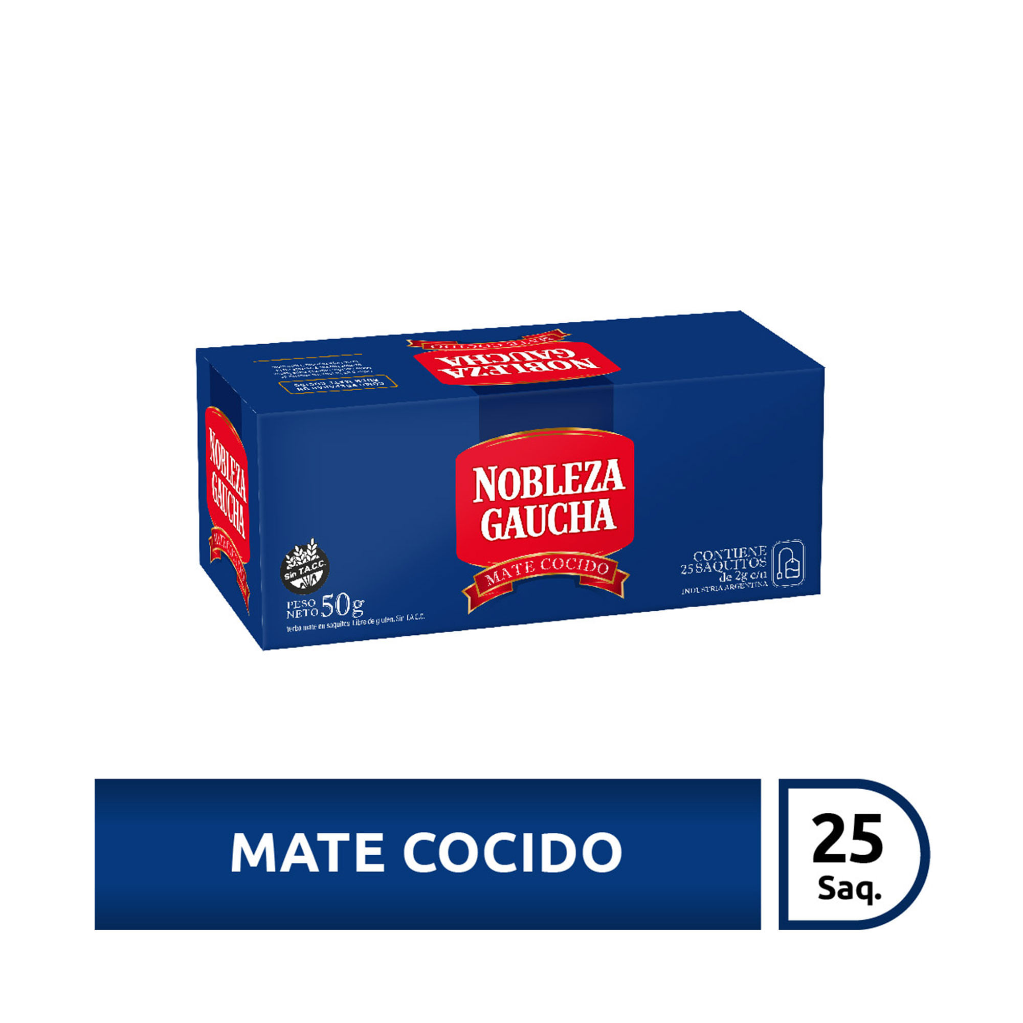 Mate Cocido Nobleza Gaucha En Saquitos 25u