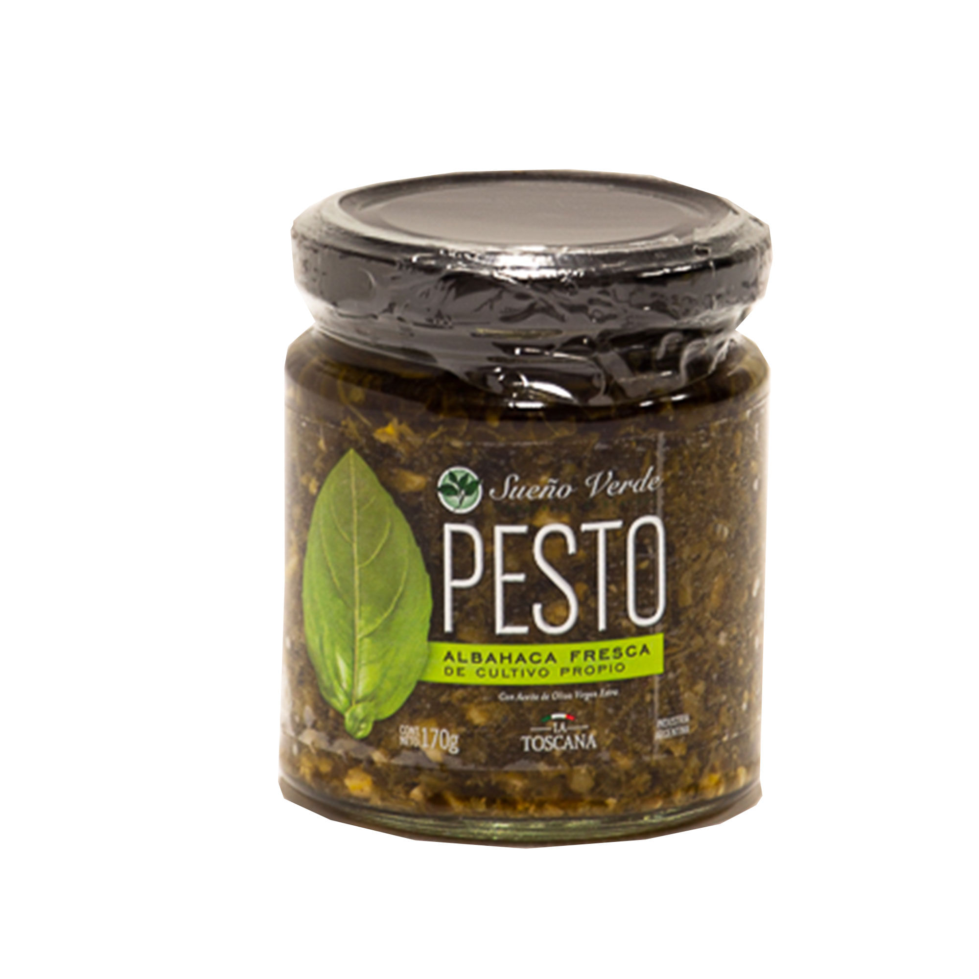 Pesto de albahaca Sueño Verde frasco 170 g.