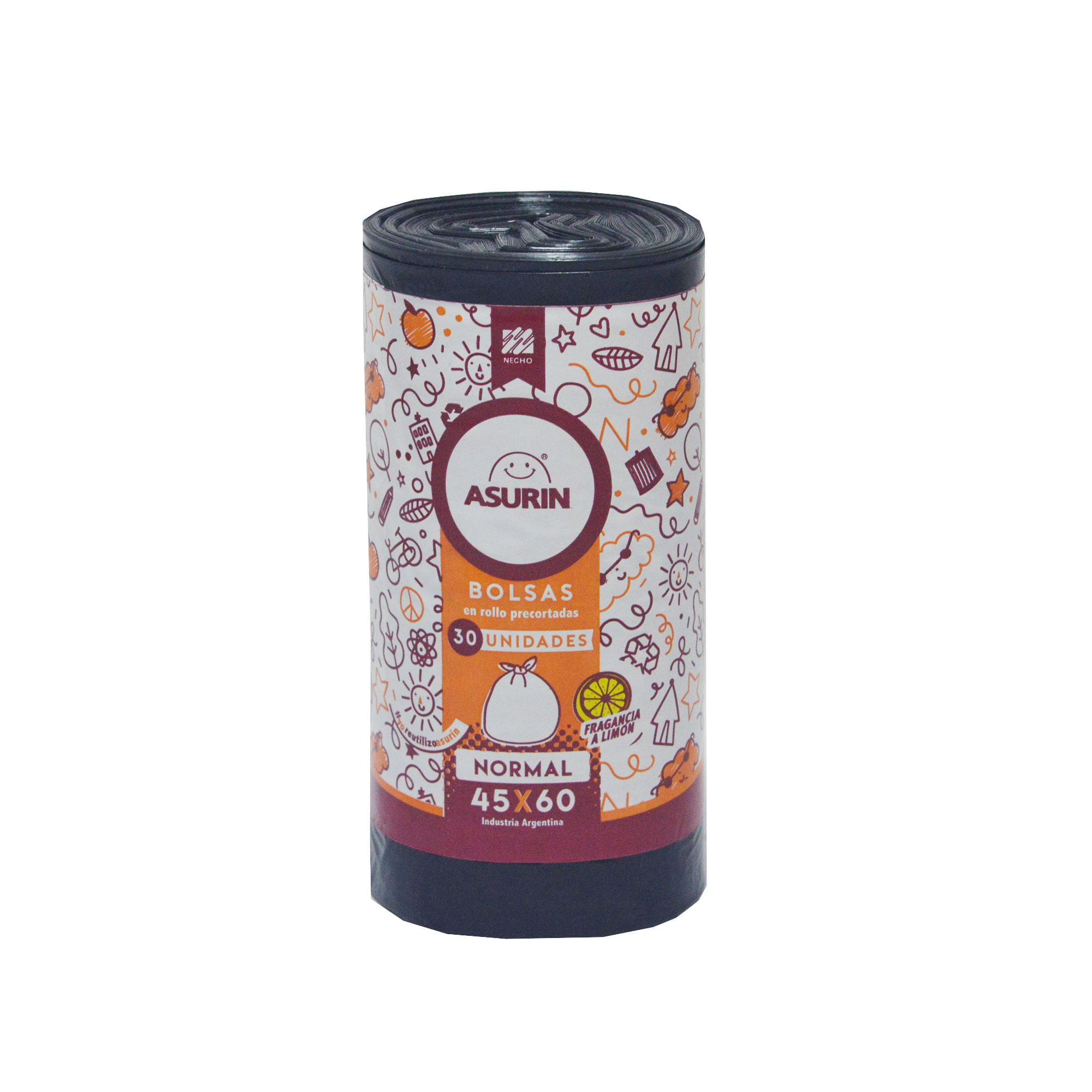 Bolsas para residuos Asurín banderola normal 45 x 60 aroma limon