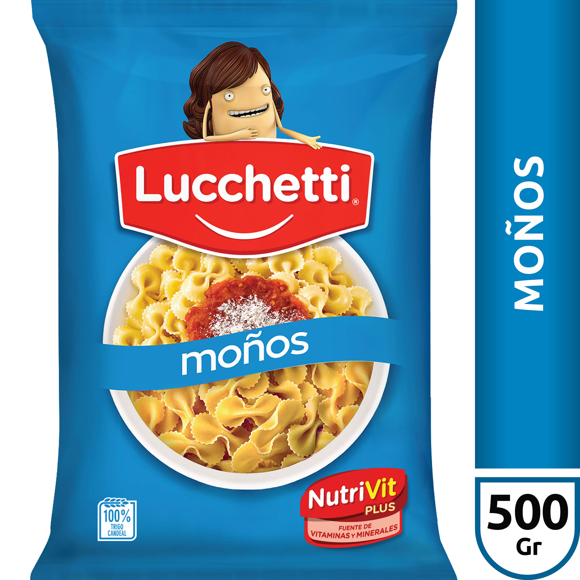 Fideos Luchetti Moños Nutri Vit Plus 500 G