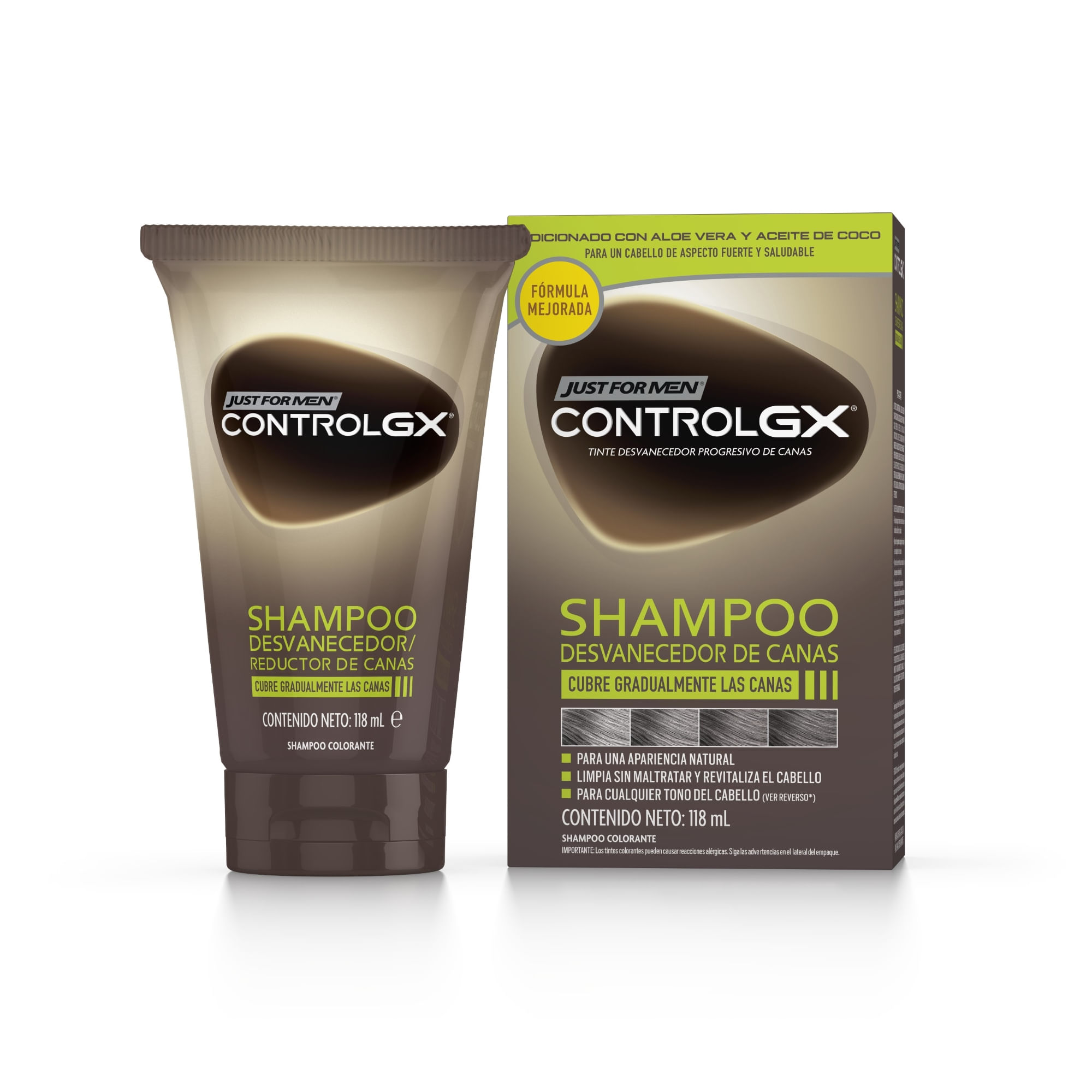 Shampoo Just For Men control canas gx 118 cc.