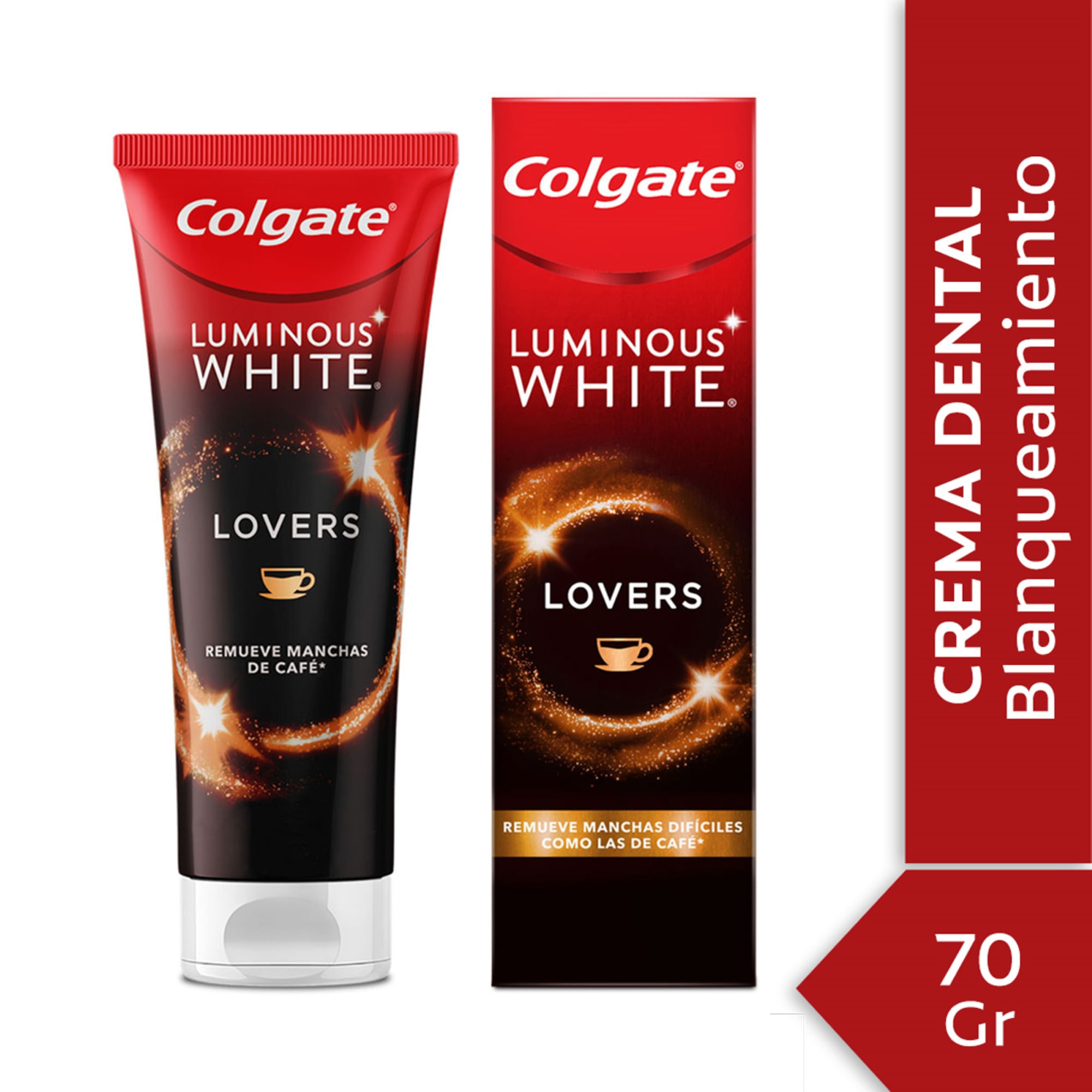 Pasta dental Colgate Luminous white lovers café 70 grs
