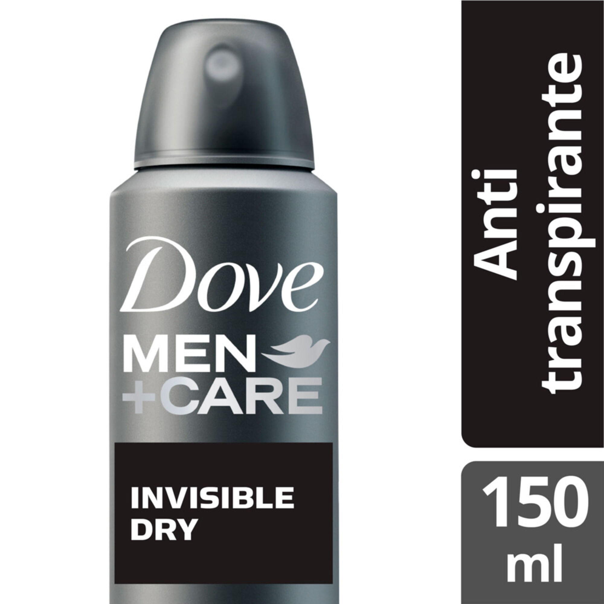 Antitranspirante en aerosol Dove Men invisible dry 150 cc.