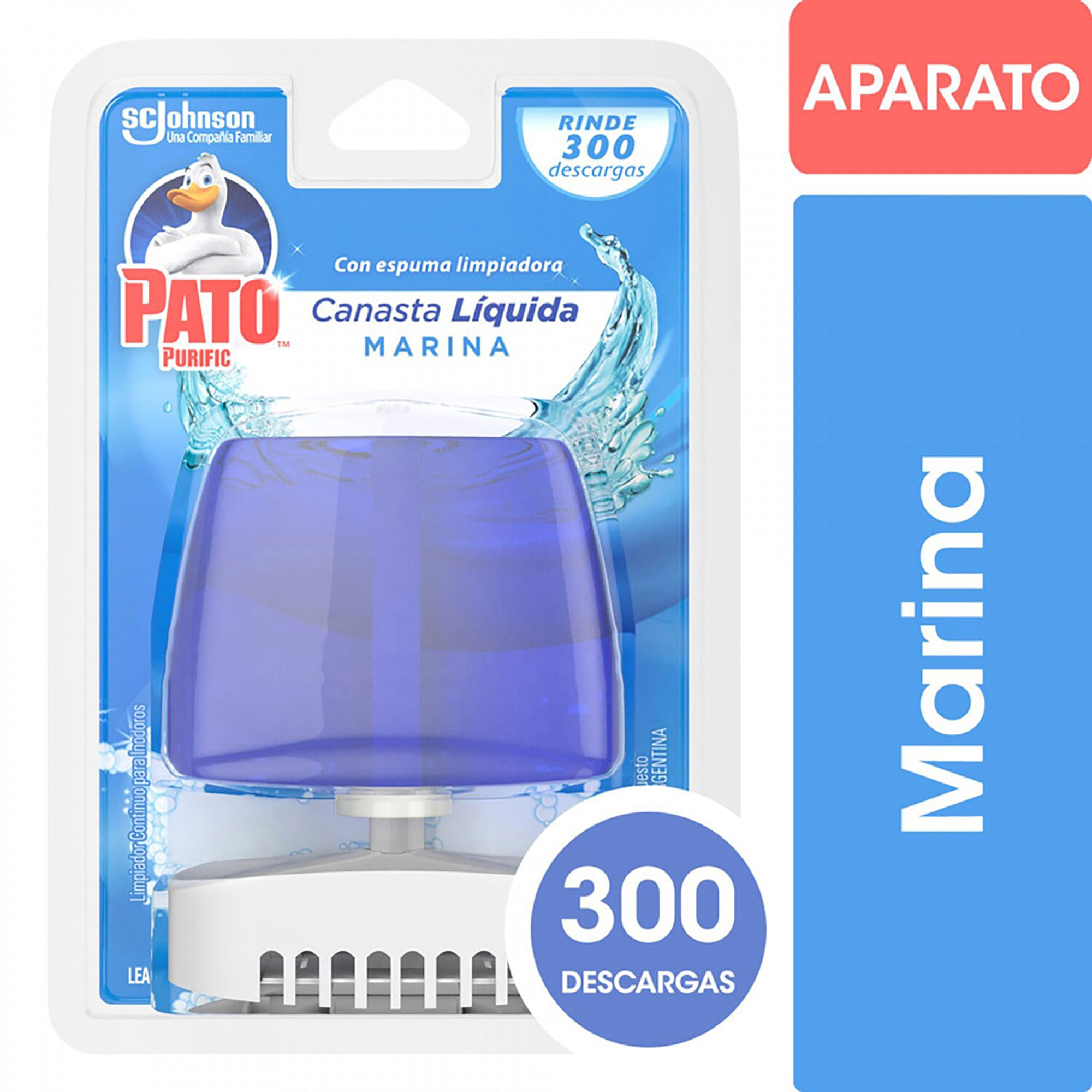 Limpiador inodoro canasta liquida Pato marina 50 ml