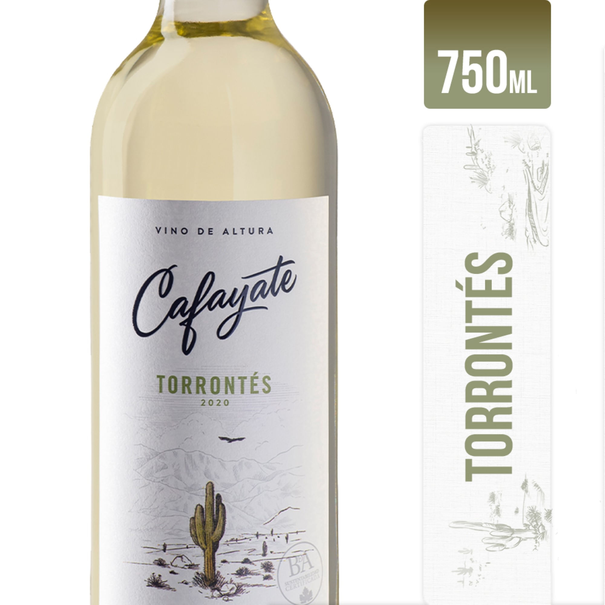 Vino blanco Torrontés Cafayate 750 ml