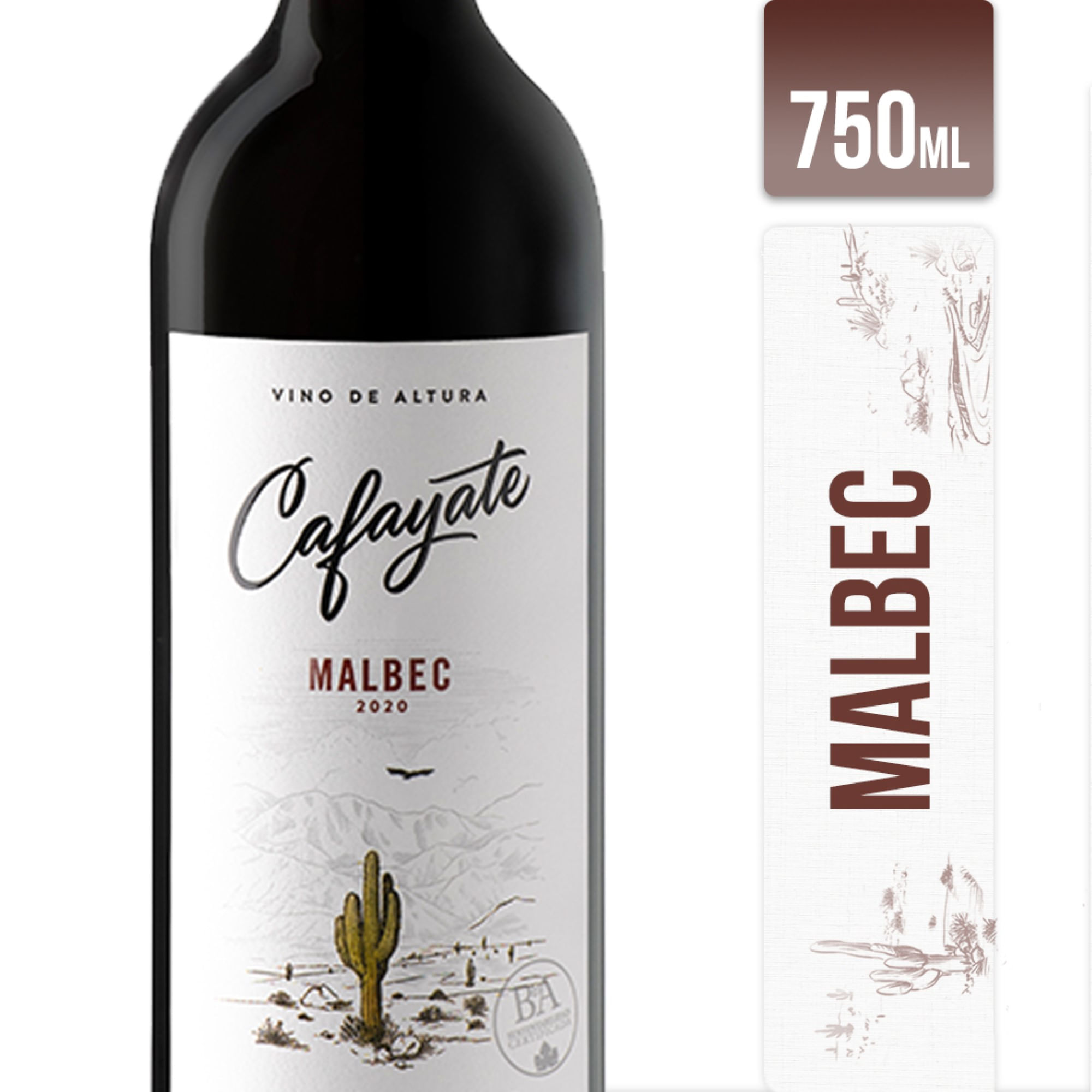 Vino tinto Malbec Cafayate 750 ml