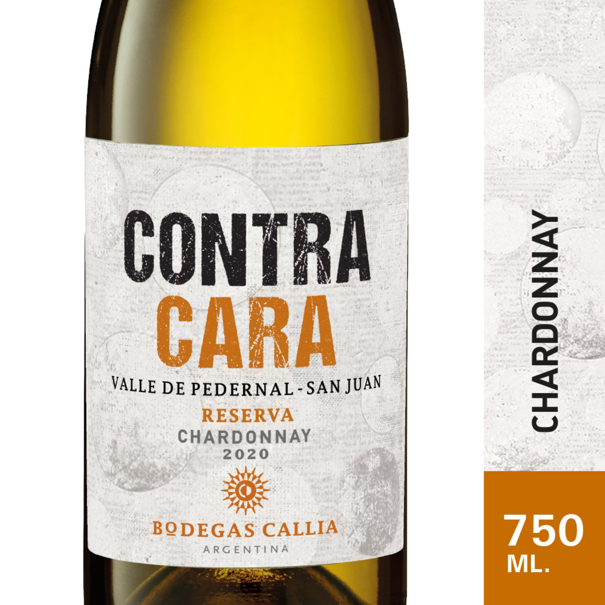 Vino blanco Chardonnay Contracara 750 ml